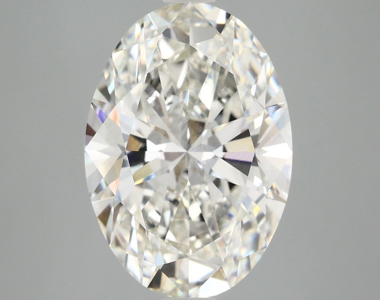 5.03 ct. oval Lab Grown Diamond front image