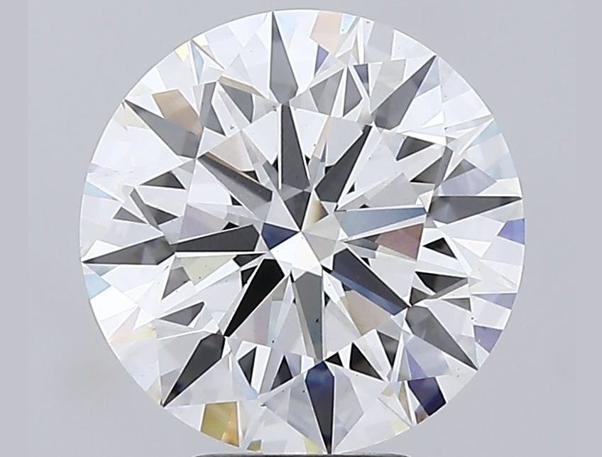 5.75 ct. round Lab Grown Diamond front image