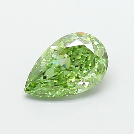 0.98 CT Fancy Vivid Green PEAR