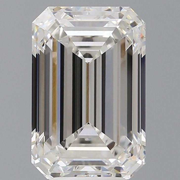 5.54 ct. emerald Lab Grown Diamond front image