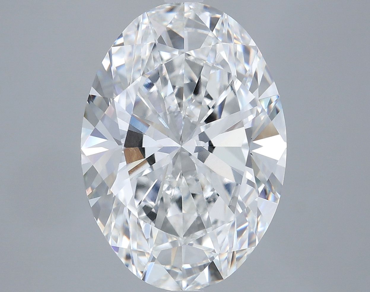 6.52 ct. oval Lab Grown Diamond front image