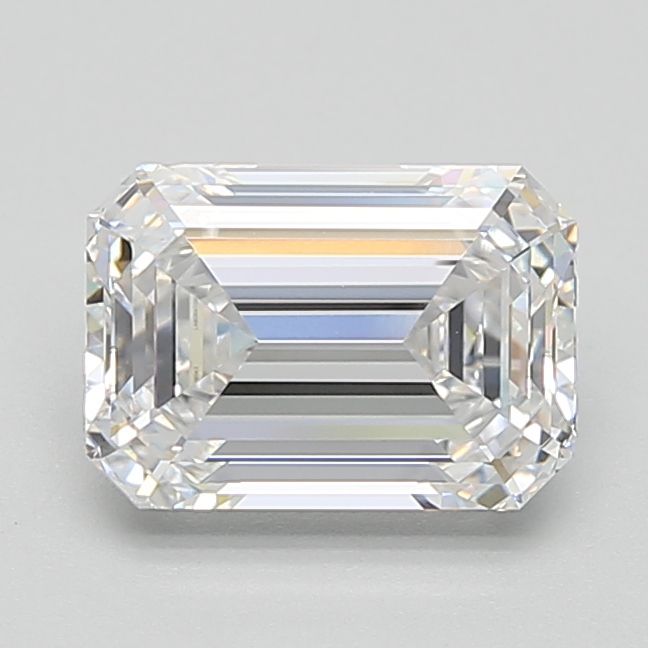 Diamant Émeraude 2.54 ct - Couleur D - Pureté VVS1