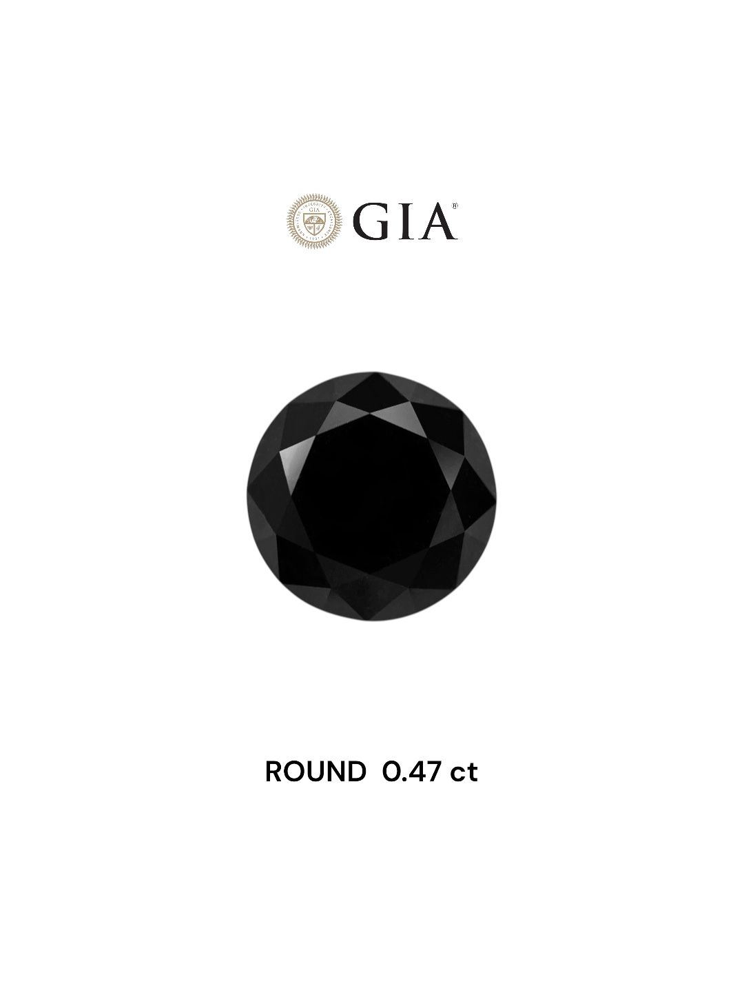 0.47 ct Round diamond