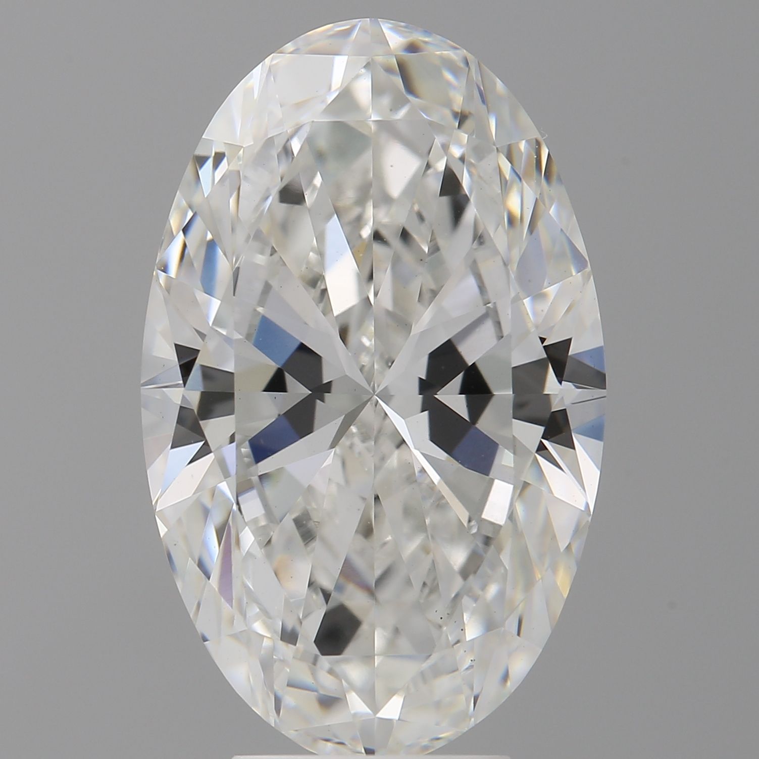 6.02 ct. oval Lab Grown Diamond front image