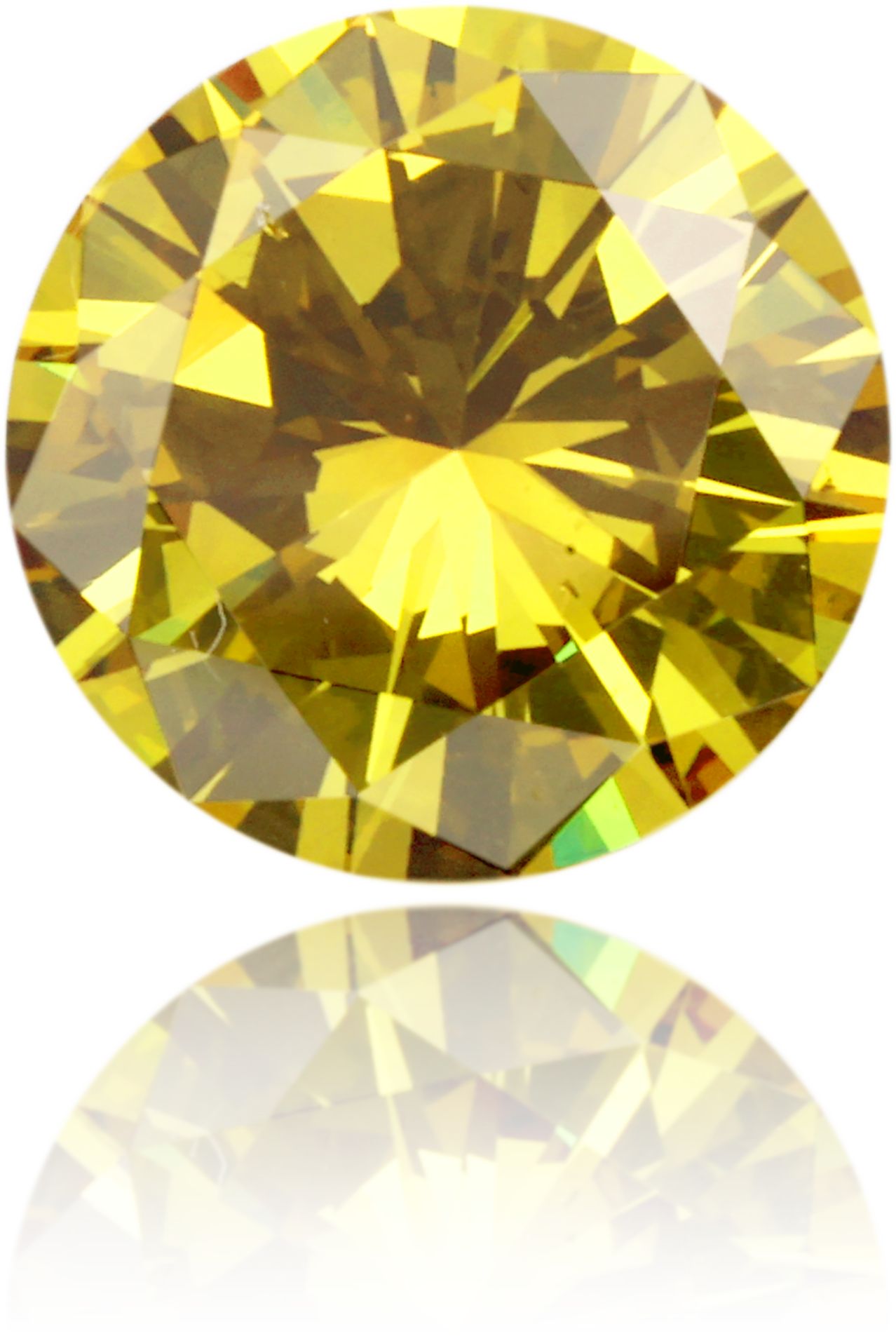 Diament 1.37 ct Fancy Deep Brownish Greenish Yellow/SI1