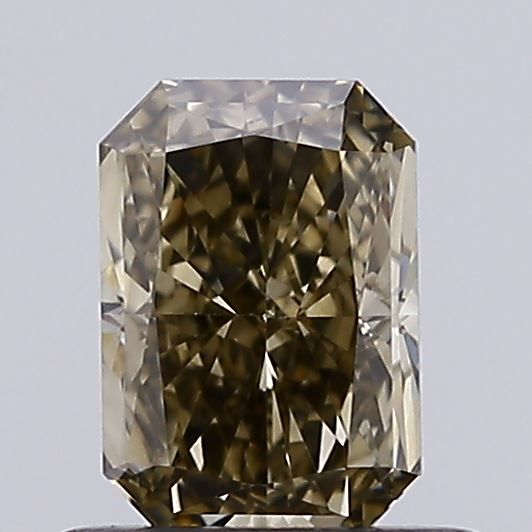 0.67 CT Fancy Light Yellowish Gray RADIANT
