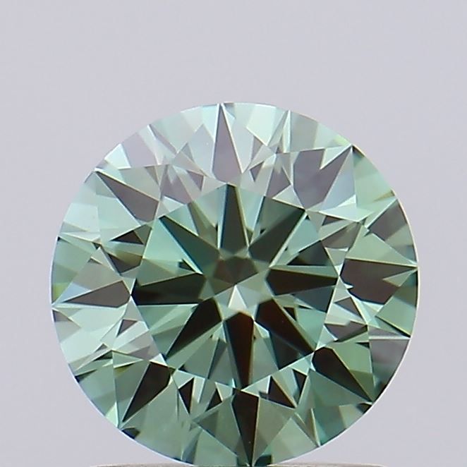 1.0 CT Fancy Vivid Green ROUND