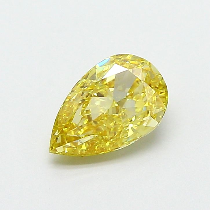 1.0 CT Fancy Intense Yellow PEAR