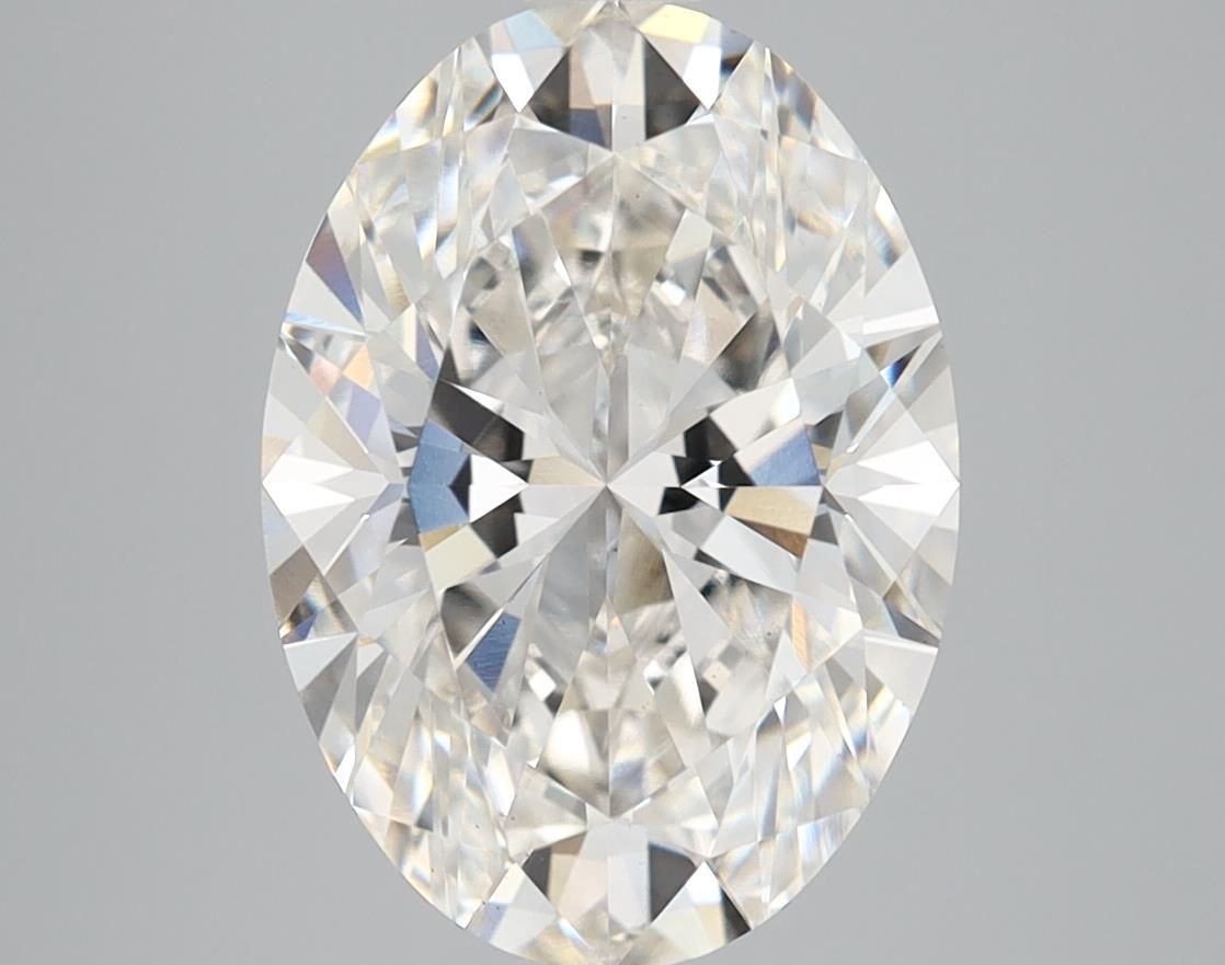 3.70 ct. oval Lab Grown Diamond front image