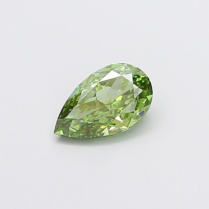0.88 CT Fancy Vivid Green PEAR