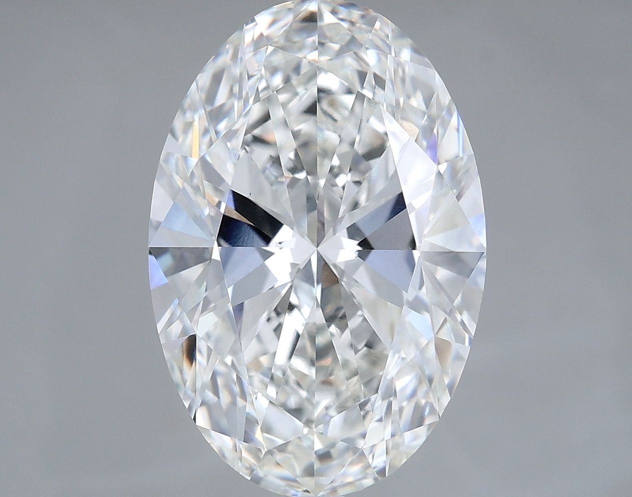 6.02 ct. oval Lab Grown Diamond front image