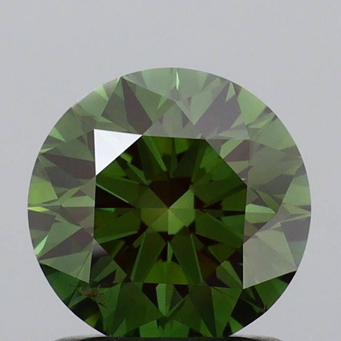 1.16 CT Fancy Vivid Green ROUND