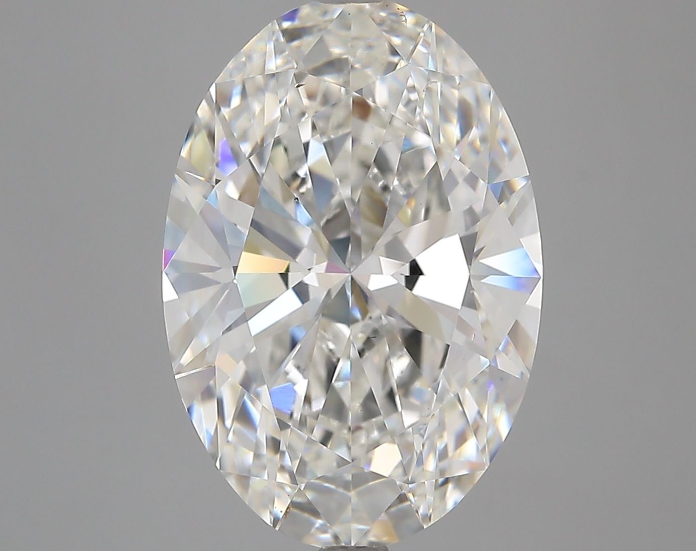 7.01 ct. oval Lab Grown Diamond front image