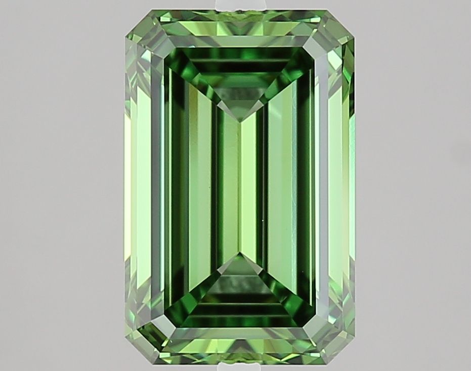 2.91 ct. emerald Lab Grown Diamond front image