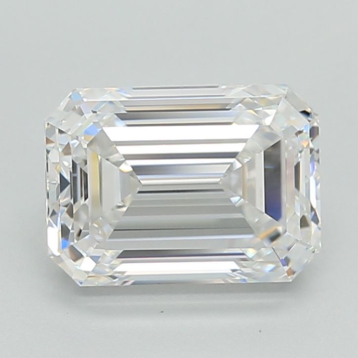 Diamant Émeraude 4.03 ct - Couleur E - Pureté VVS1