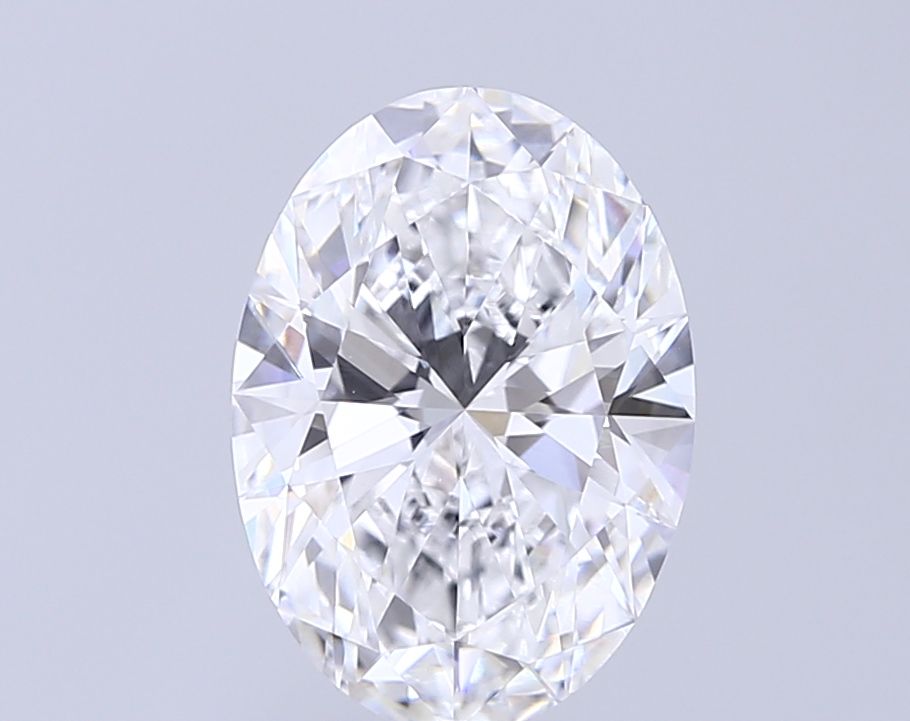 3.02 ct. oval Lab Grown Diamond front image