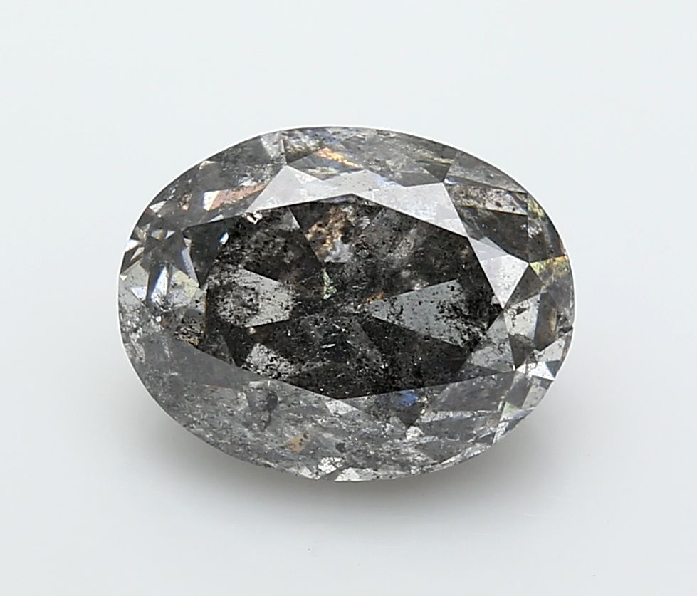 Diament 5.61 ct Fancy Gray/I1