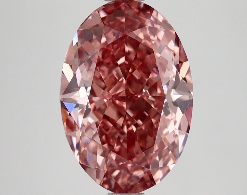 3.19 ct. oval Lab Grown Diamond front image