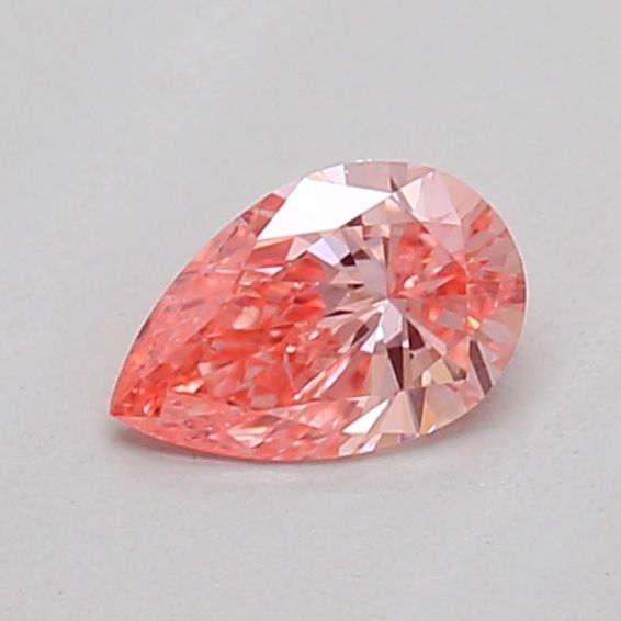 0.21 CT Fancy Vivid Pink PEAR