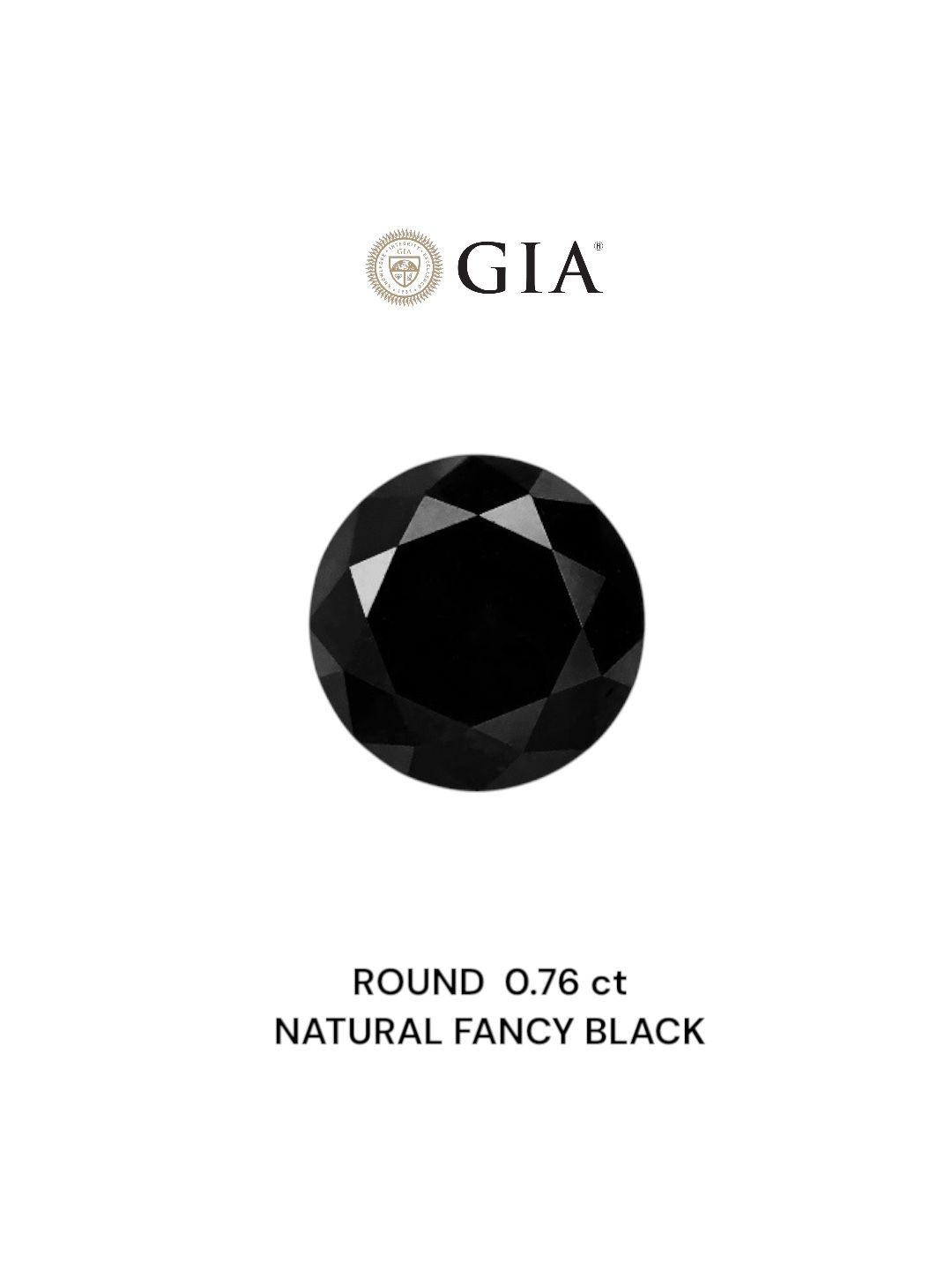 0.76 ct Round diamond