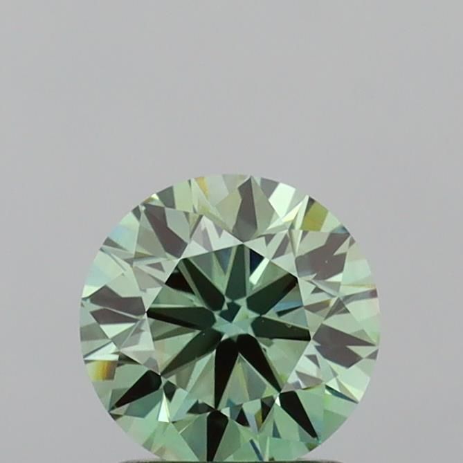 1.28 CT Fancy Vivid Green ROUND
