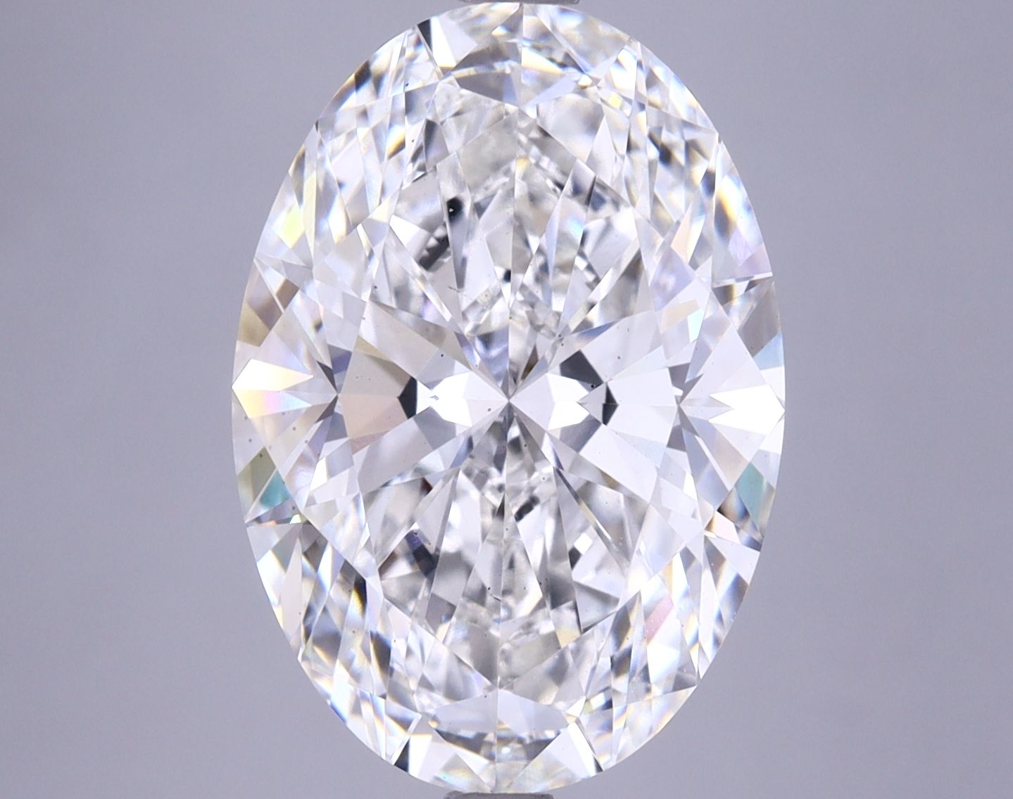 6.80 ct. oval Lab Grown Diamond front image