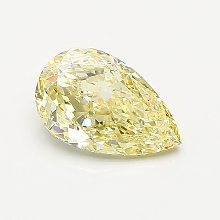 1.0 CT Fancy Yellow PEAR