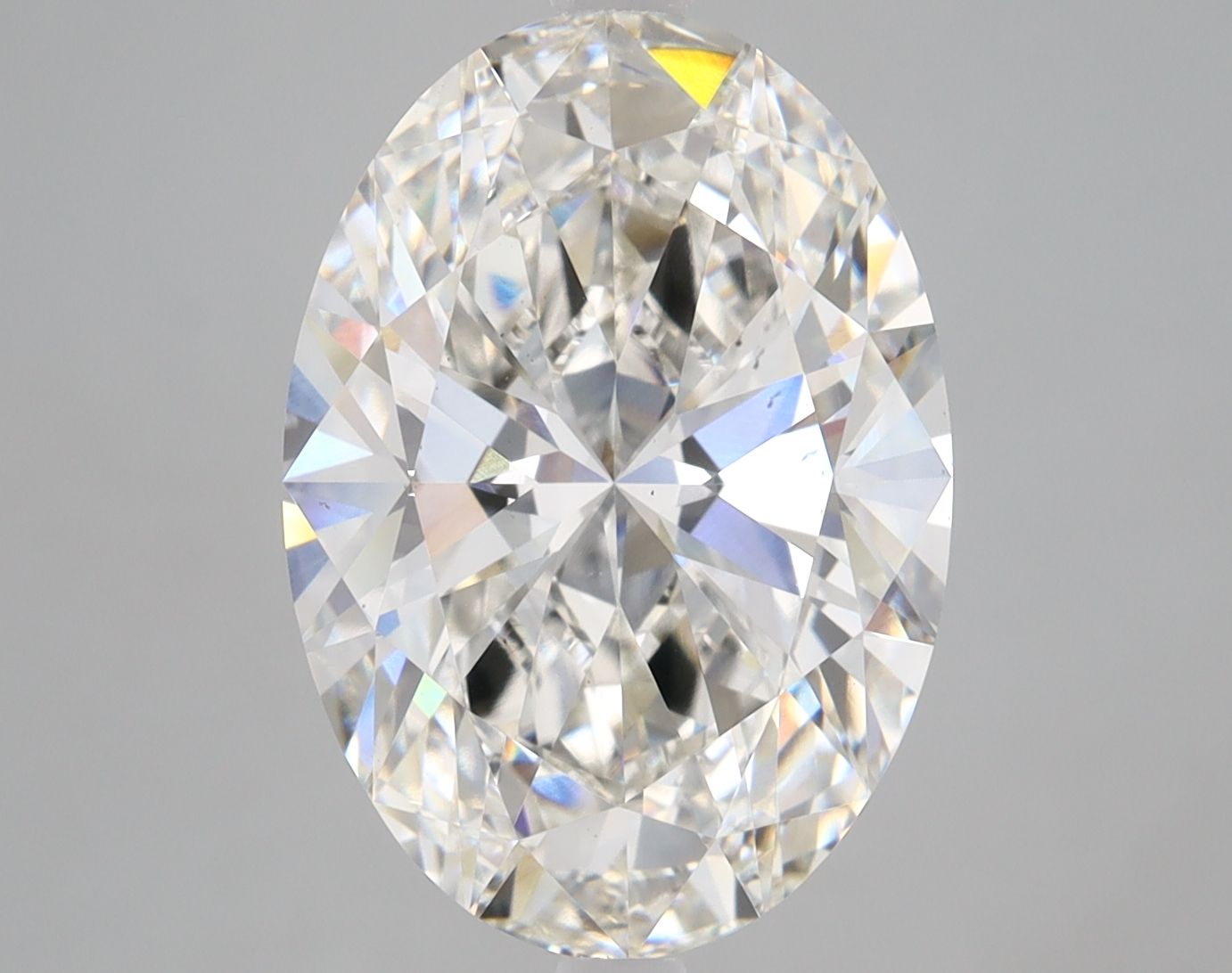 5.65 ct. oval Lab Grown Diamond front image