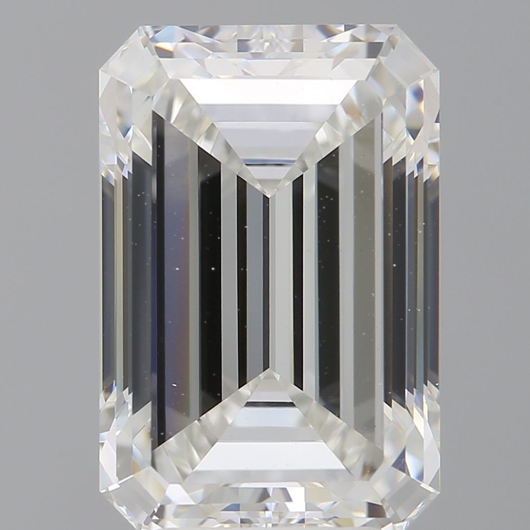4.96 ct. emerald Lab Grown Diamond front image
