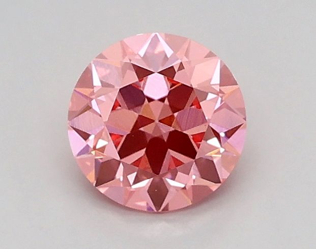 0.44 CT Fancy Vivid Pink OLD EUROPEAN CUT