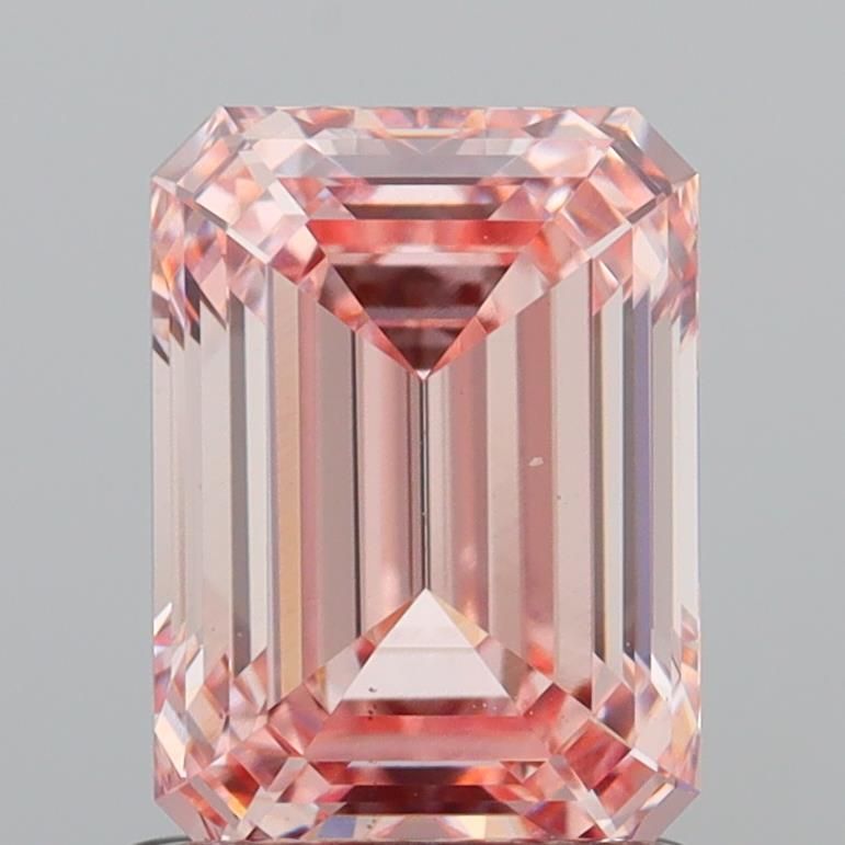 1.55 CT Fancy Intense Pink EMERALD