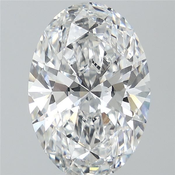 6.08 ct. oval Lab Grown Diamond front image