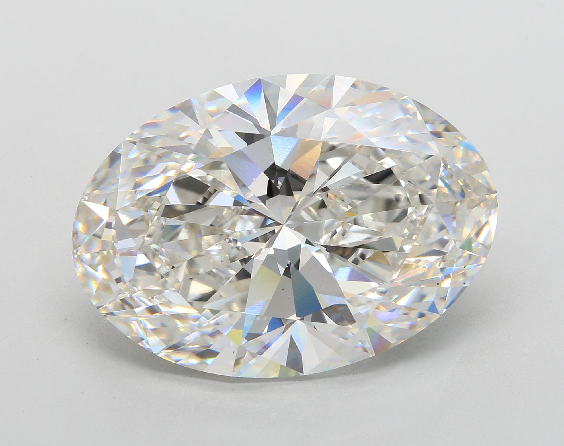 28.74 ct. oval Lab Grown Diamond front image