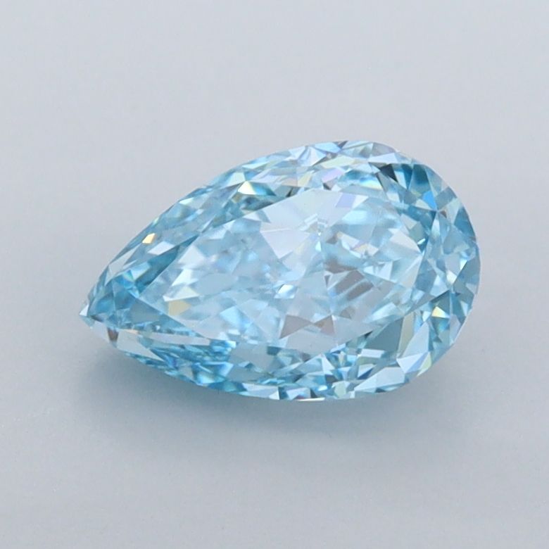 1.13 CT Fancy Vivid Blue PEAR