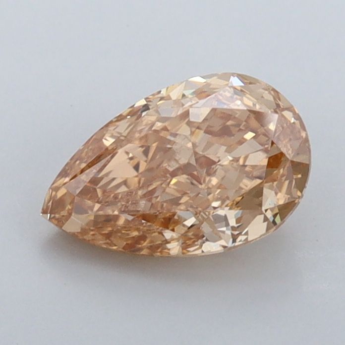 1.01 CT Fancy Light Brown PEAR