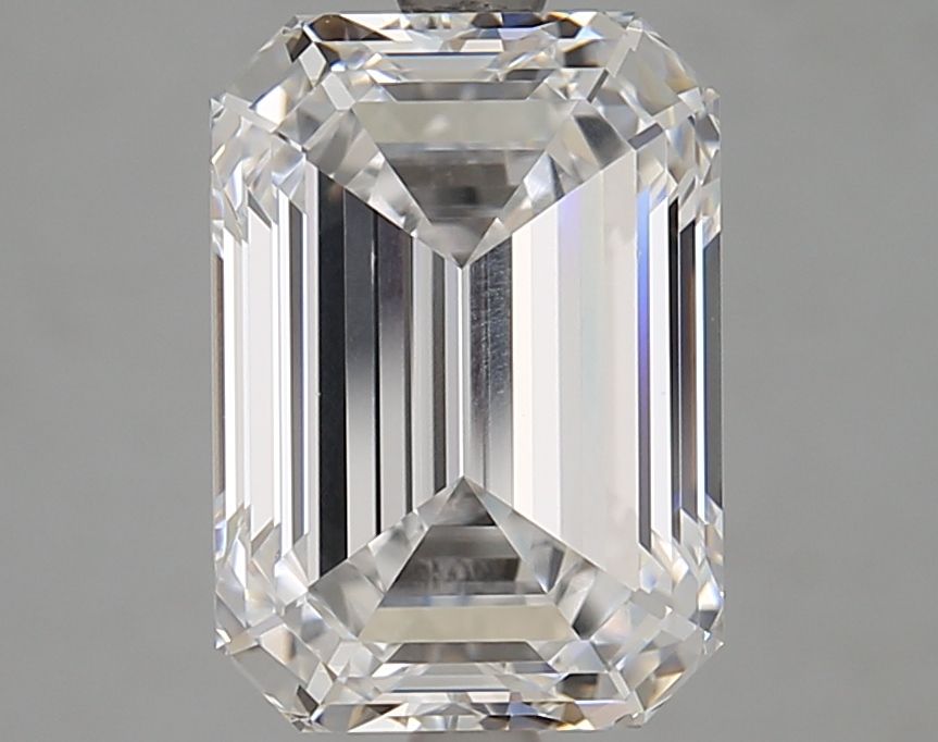 Diamant Émeraude 4.14 ct - Couleur D - Pureté VVS2