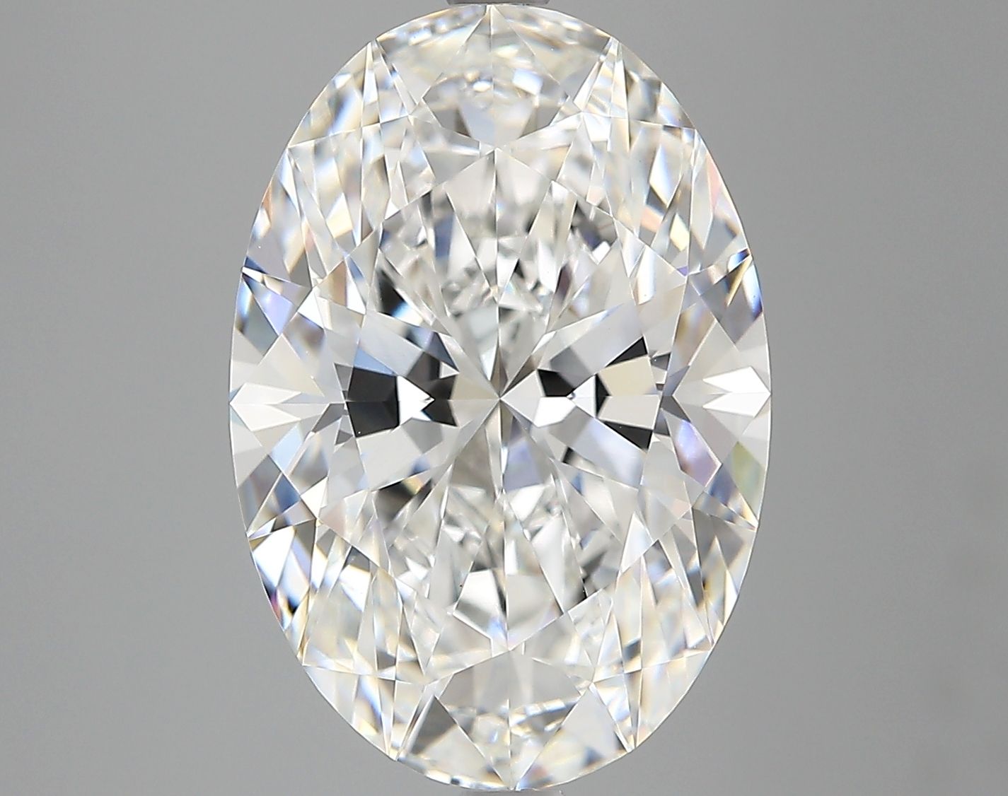 6.08 ct. oval Lab Grown Diamond front image
