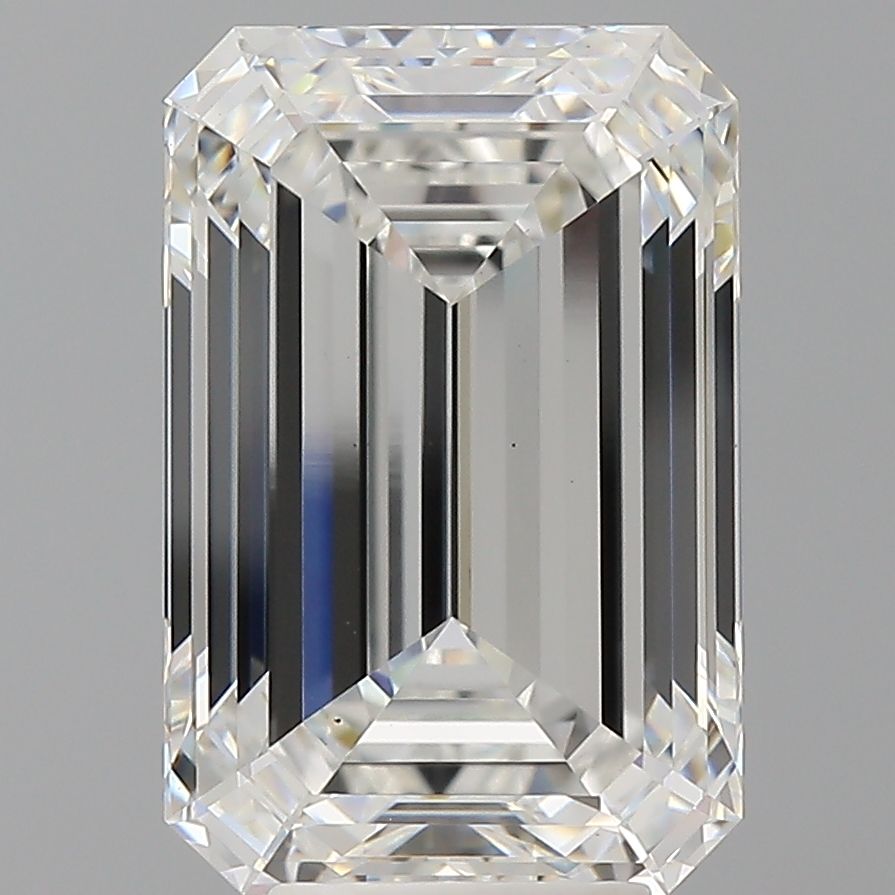 6.58 ct. emerald Lab Grown Diamond front image