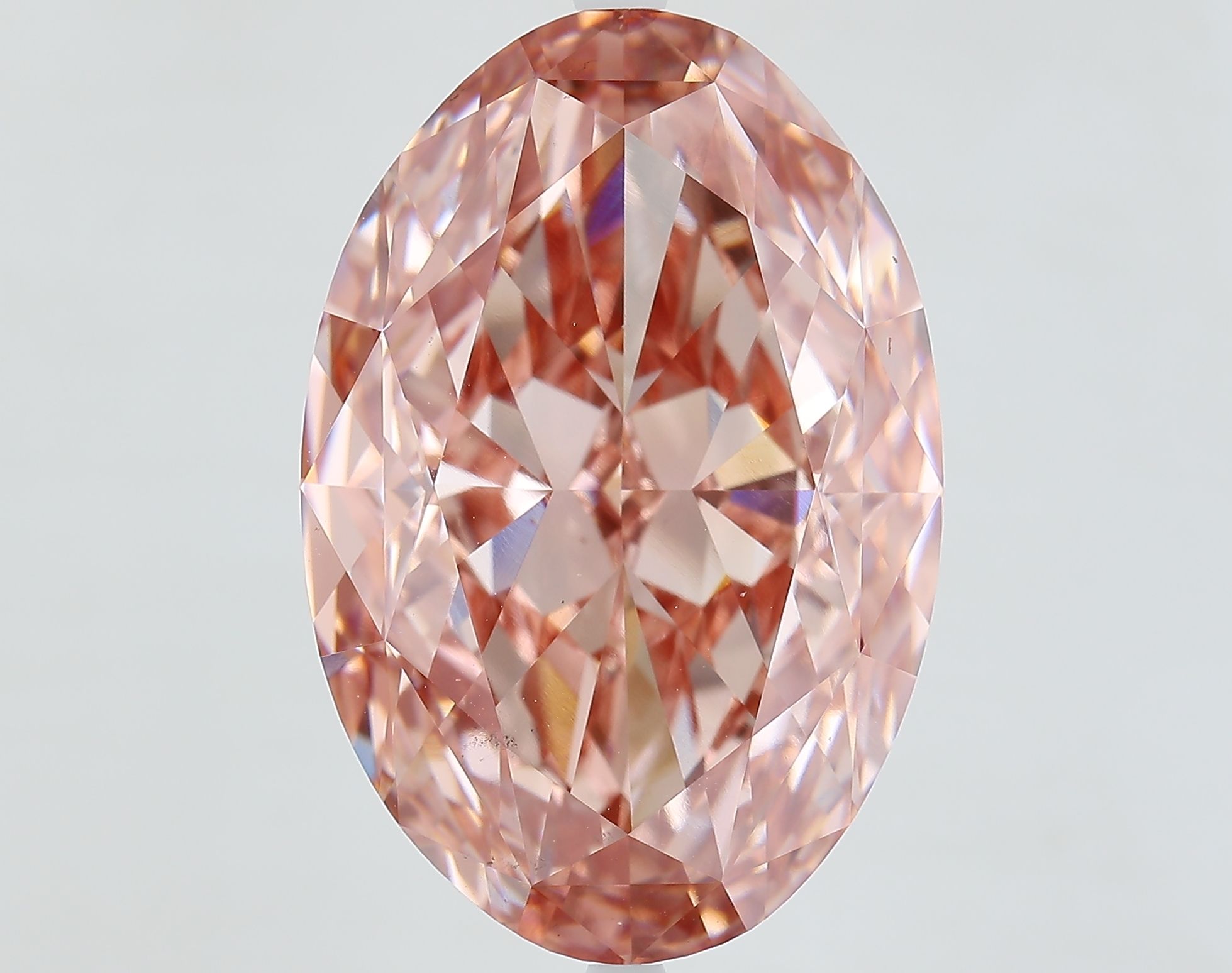 25.55 ct. oval Lab Grown Diamond front image