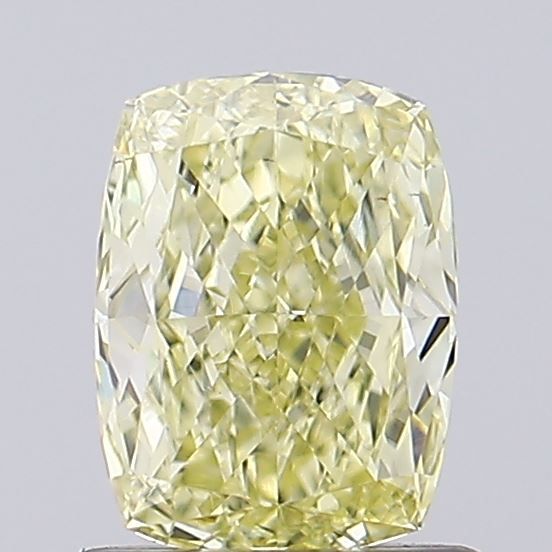1.02 CT Fancy Light Yellow CUSHION MODIFIED