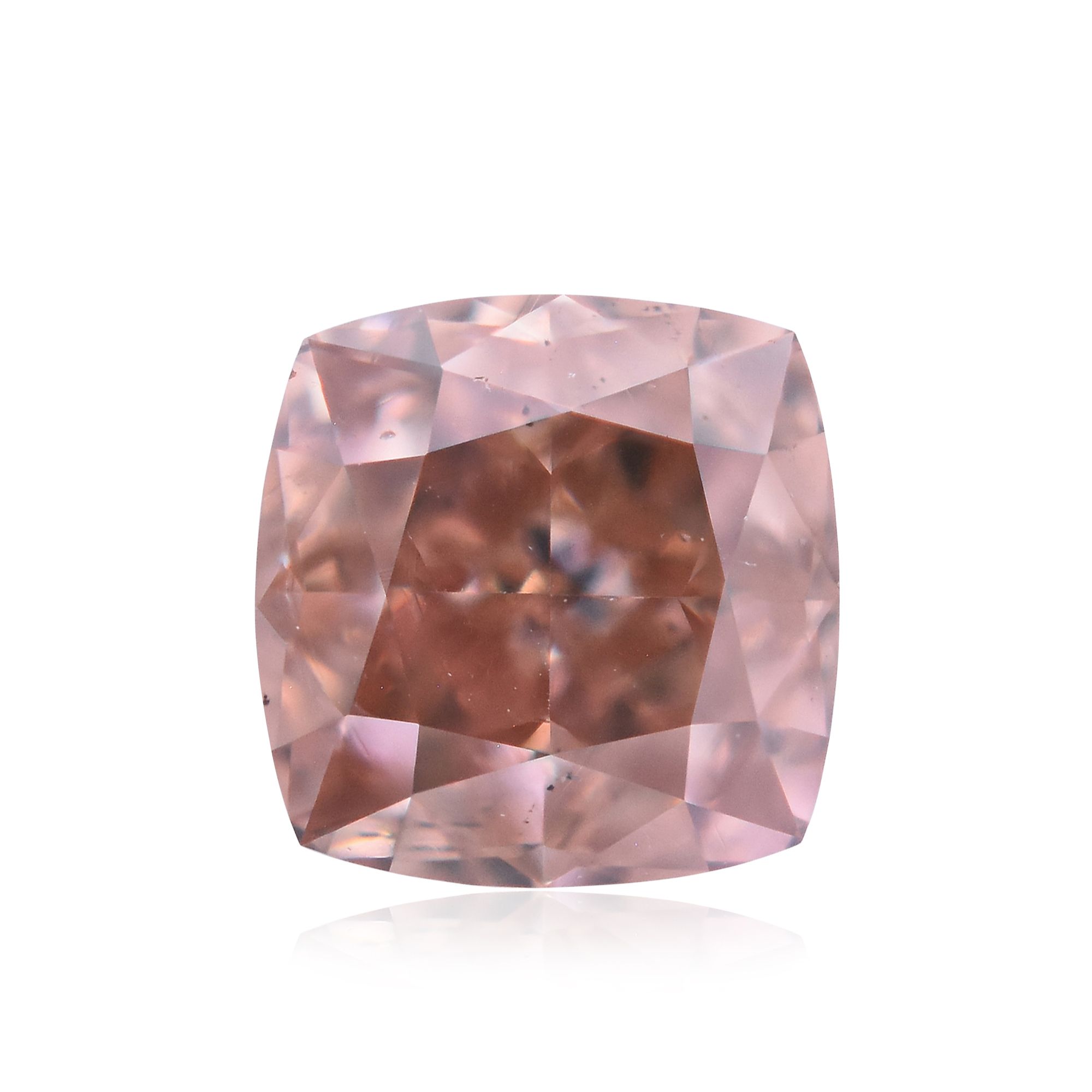 Diament 0.41 ct Fancy Brownish Orangey Pink/VS2