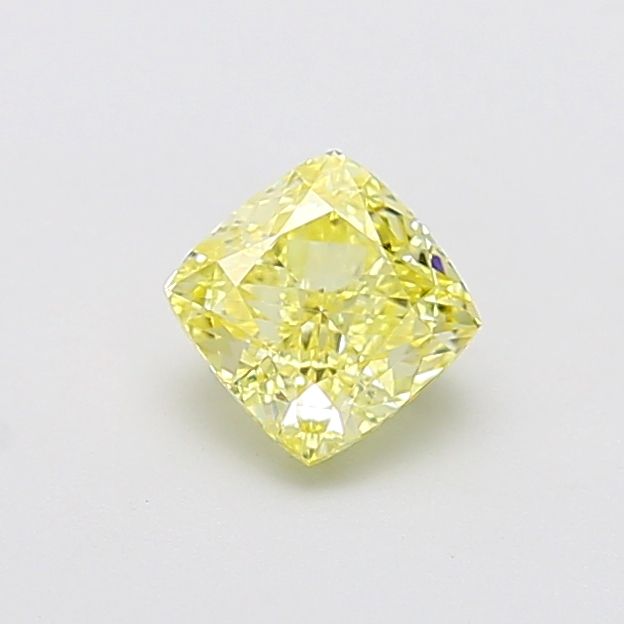 1.02 CT Fancy Yellow CUSHION MODIFIED