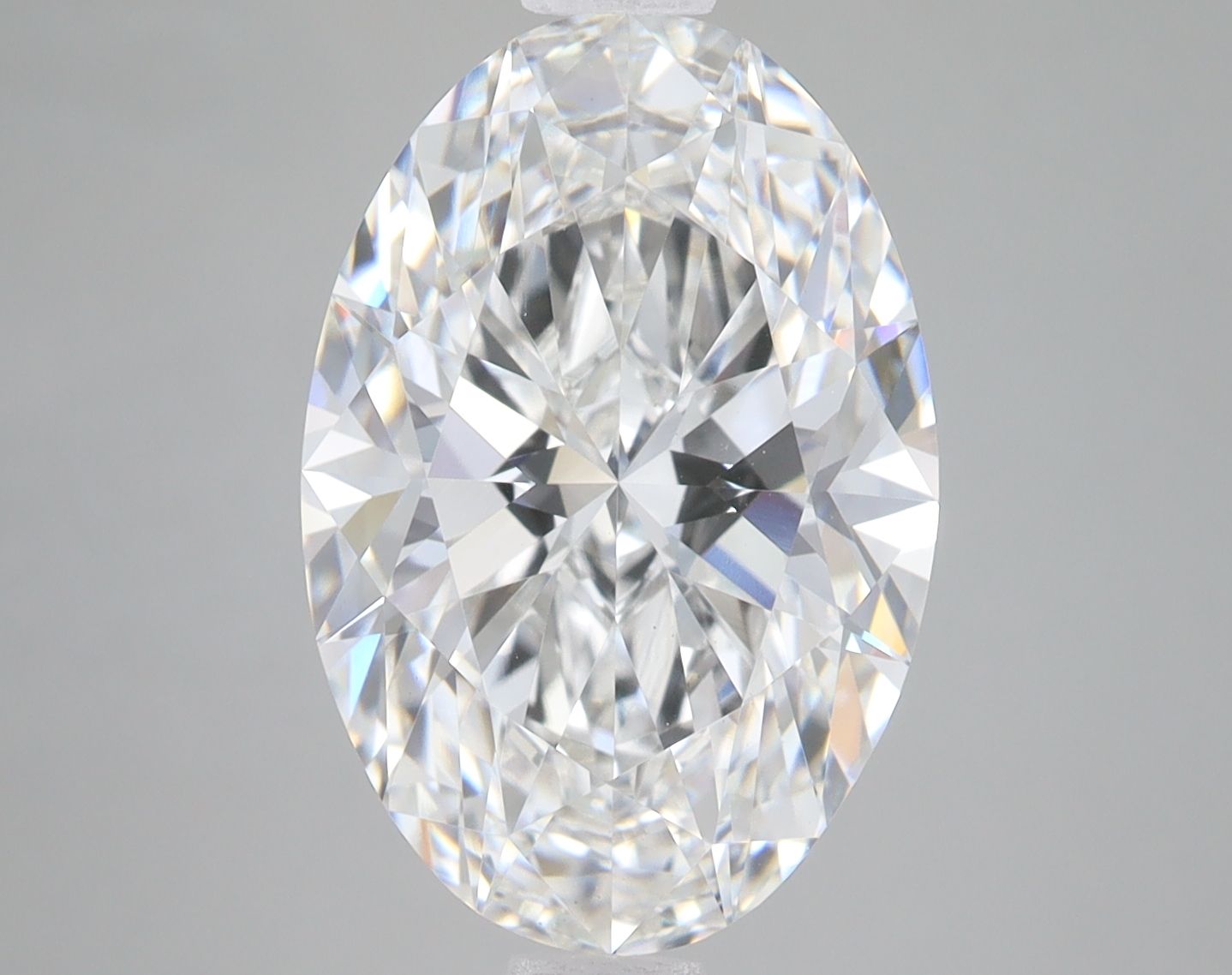 6.07 ct. oval Lab Grown Diamond front image
