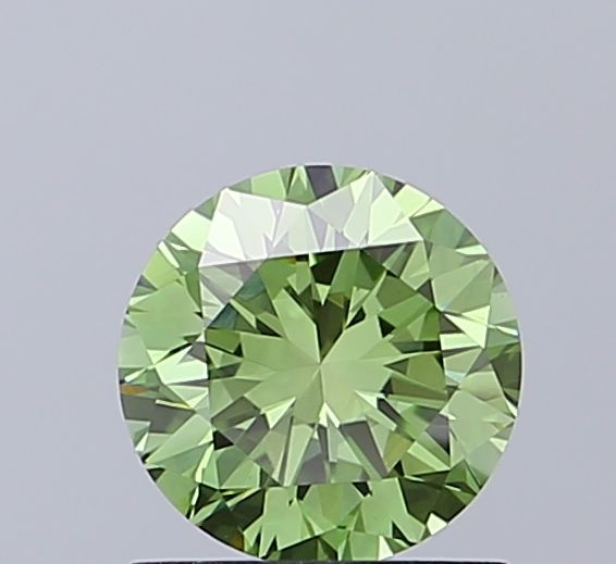 1.01 CT Fancy Vivid Green ROUND