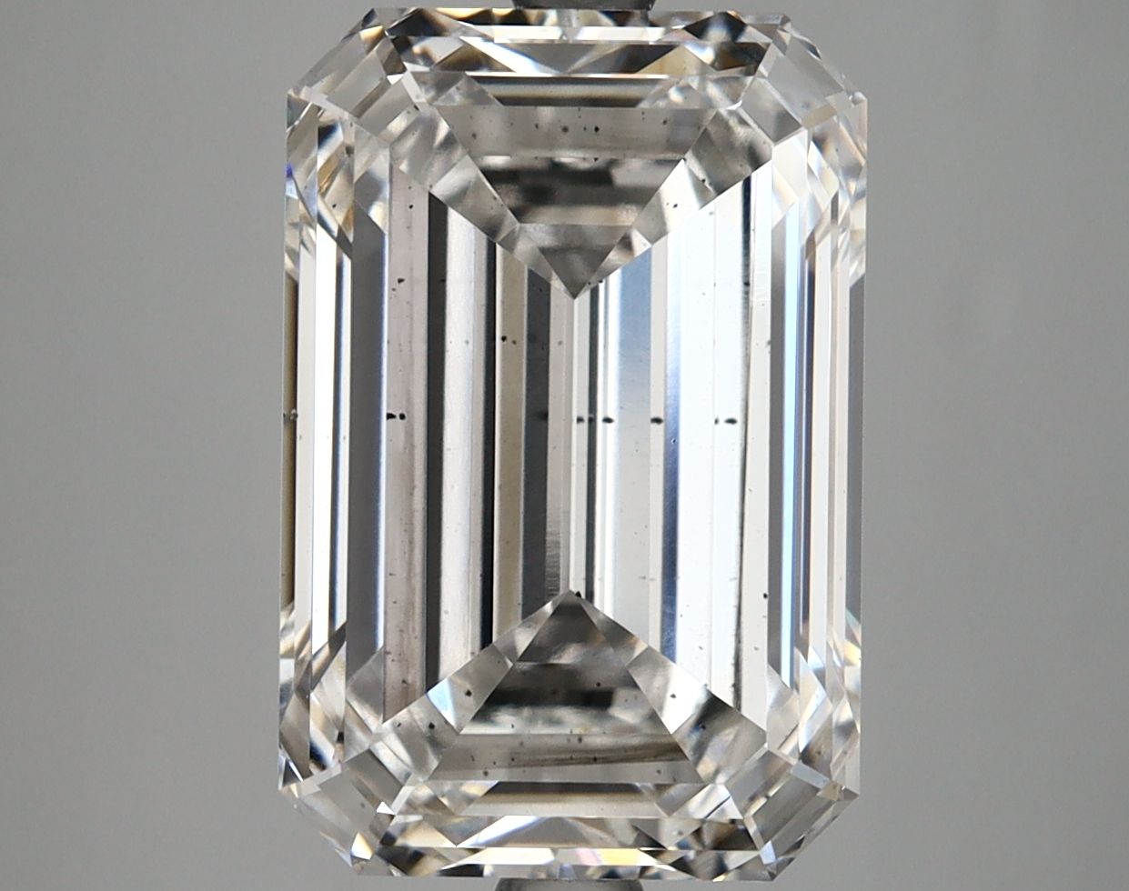 6.70 ct. emerald Lab Grown Diamond front image