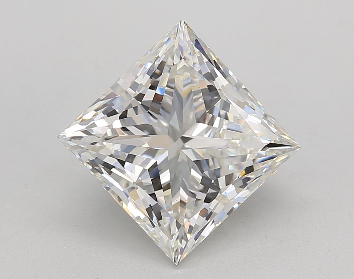4.08 ct. princess Lab Grown Diamond front image
