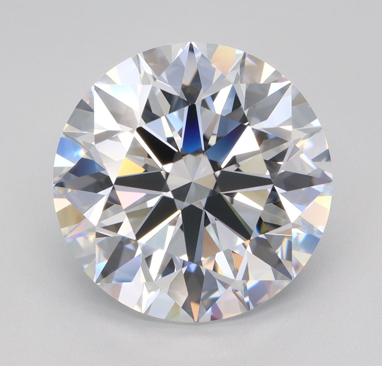 Diamant Rond 4.60 ct - Couleur D - Pureté VVS1