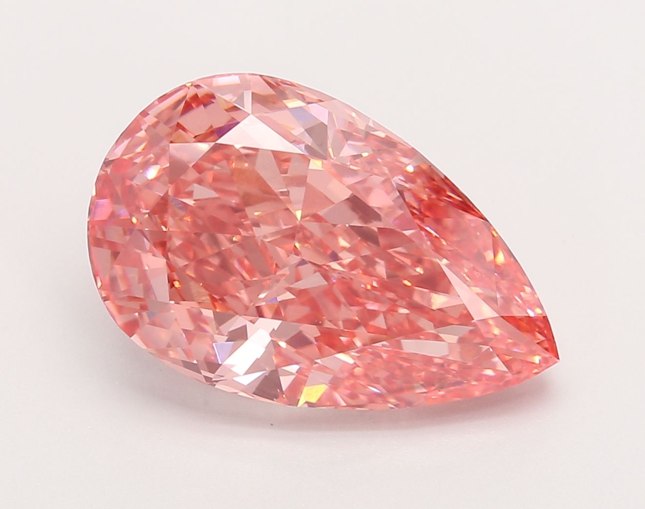 7.19 ct. pear Lab Grown Diamond front image