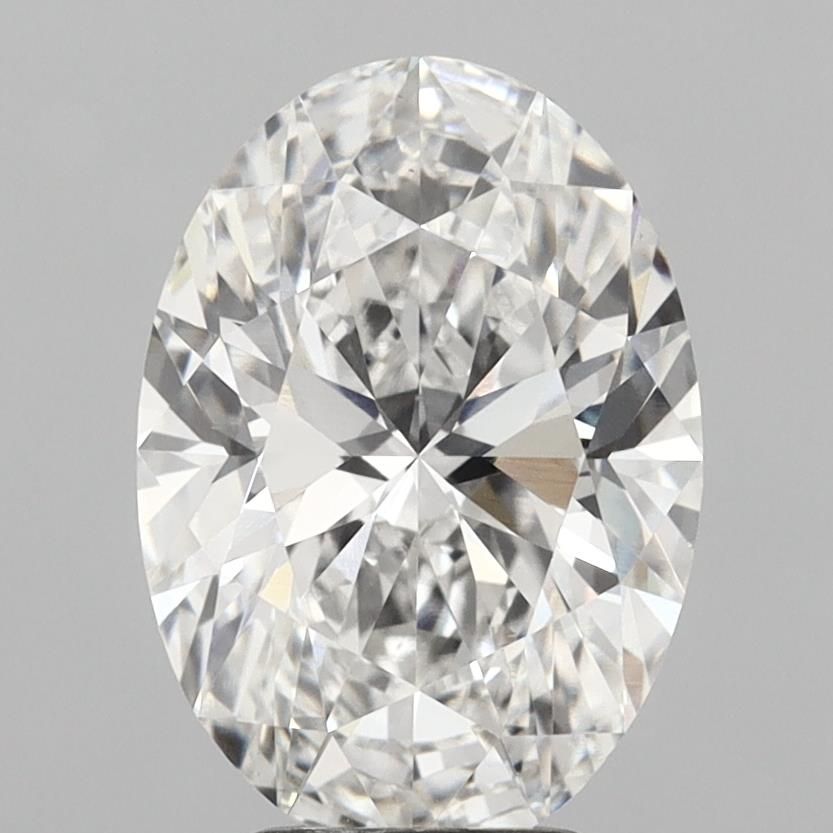 4.18 ct. oval Lab Grown Diamond front image