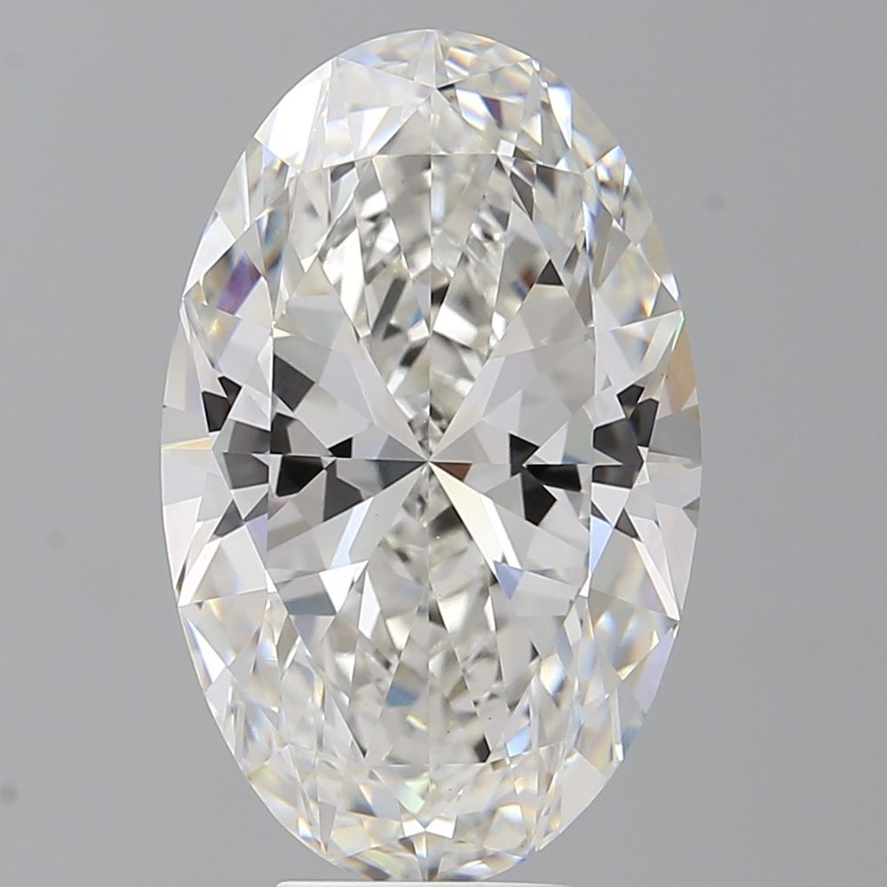 7.58 ct. oval Lab Grown Diamond front image